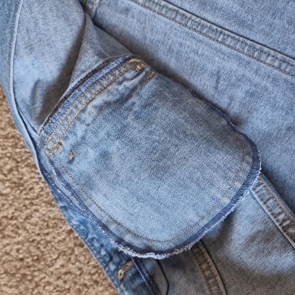 Liz Claiborne 100% cotton denim vest size large - Picture 9 of 9